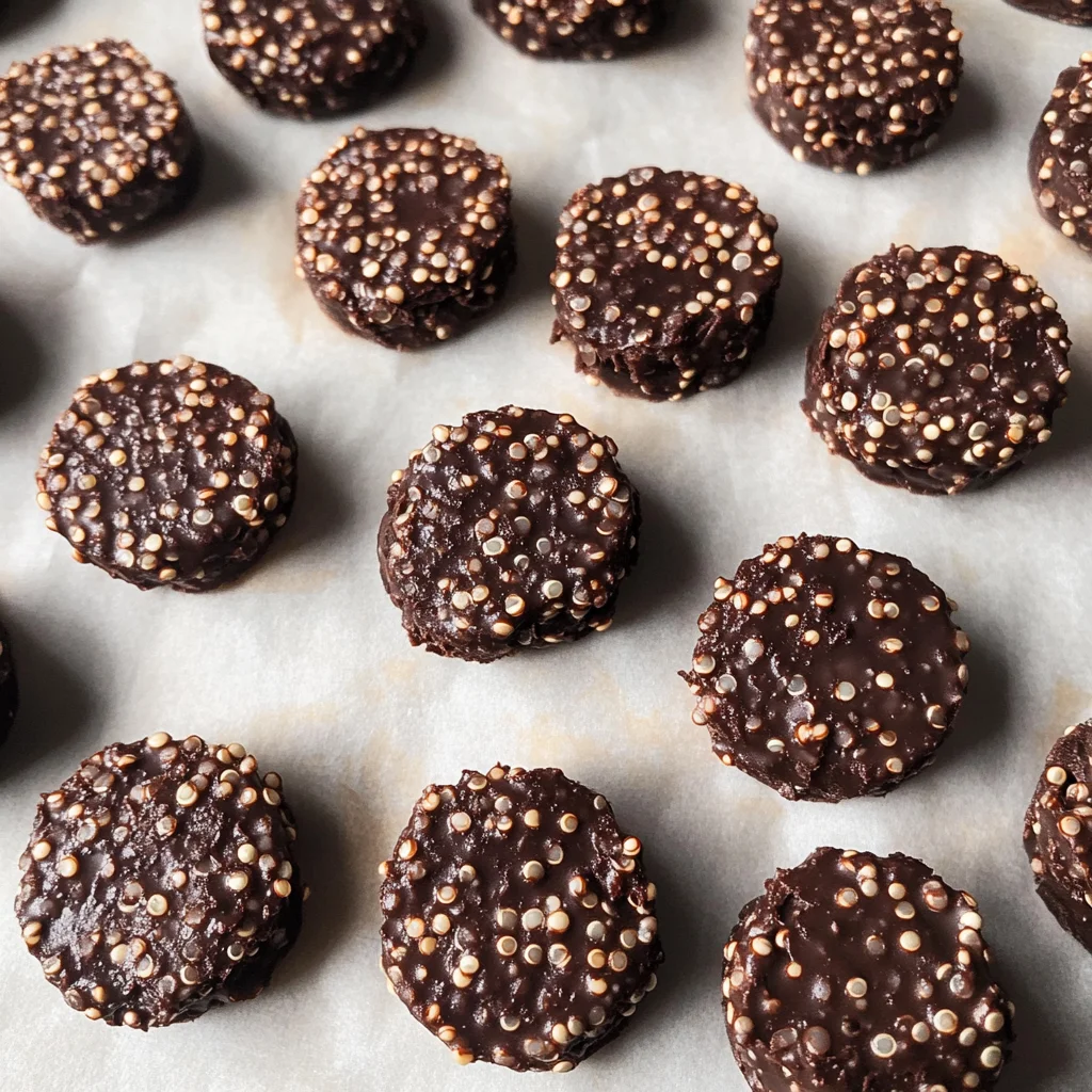 3-Ingredient Dark Chocolate Quinoa Crisps