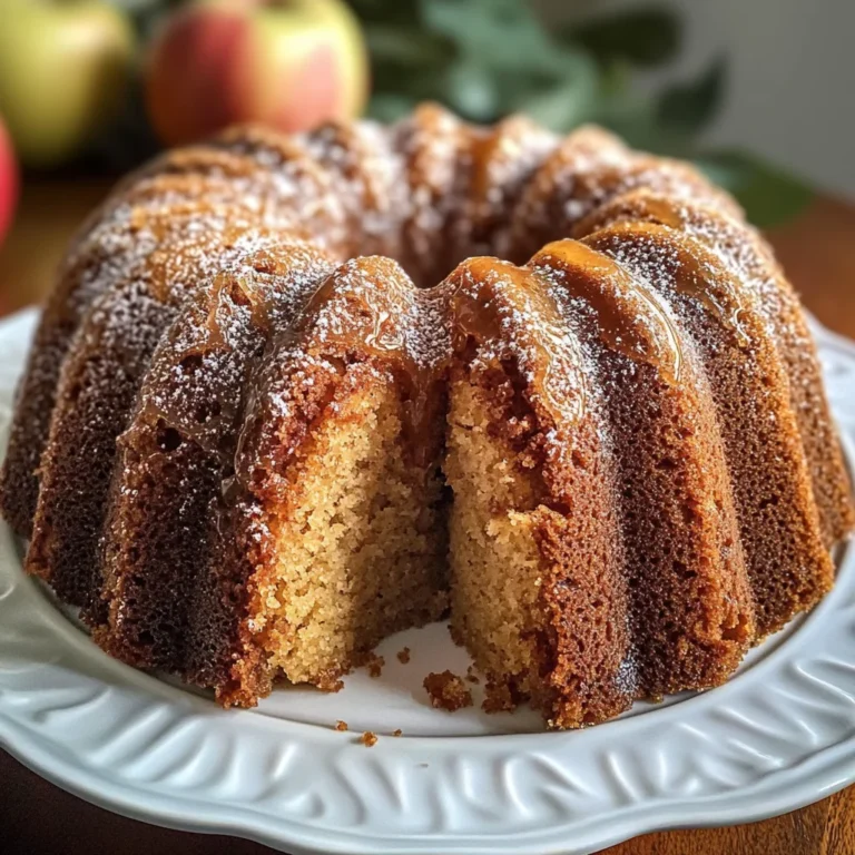 Apple Cider Bundt Cake