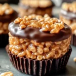 Chocolate Peanut Butter Rice Krispie Cups