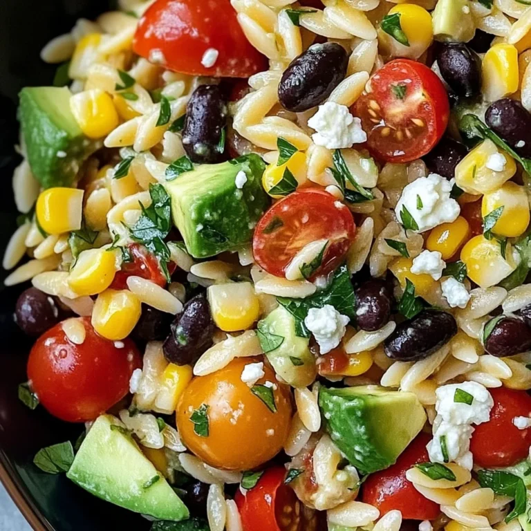 Cowboy Orzo Salad