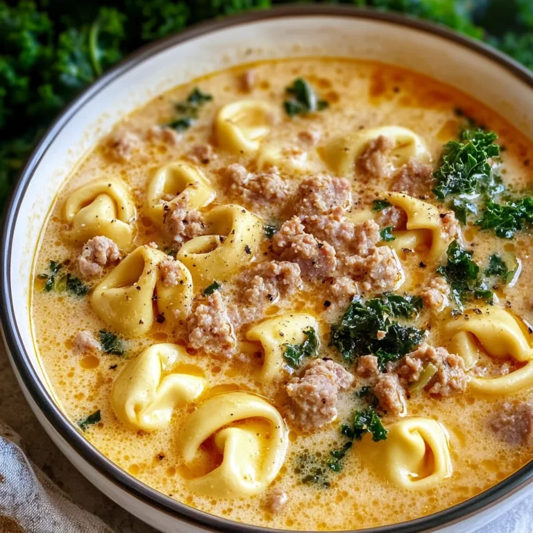 Creamy Tortellini Soup