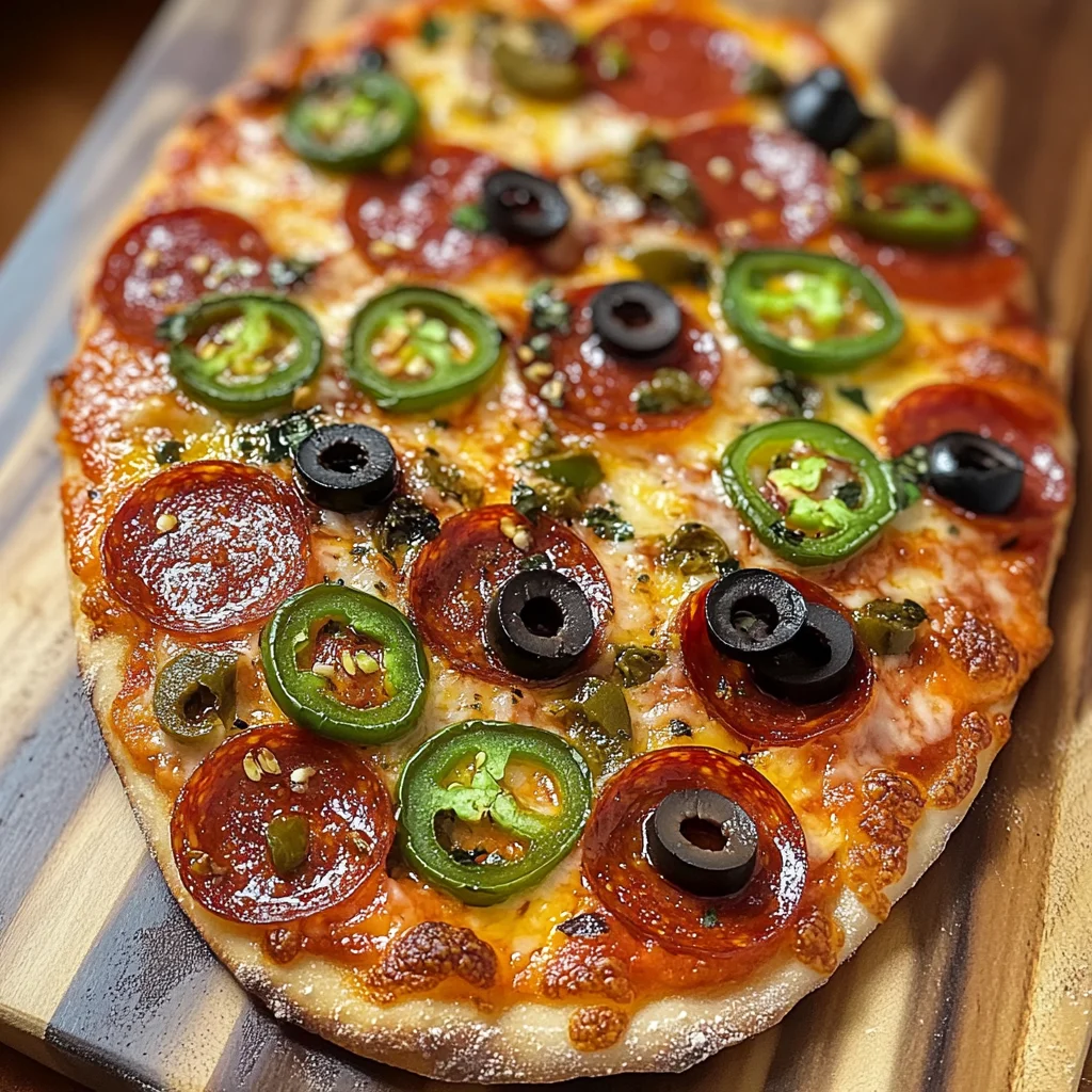 Delicious Hot Honey Flatbread Pizza