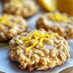Lemon Oatmeal No-Bake Cookies