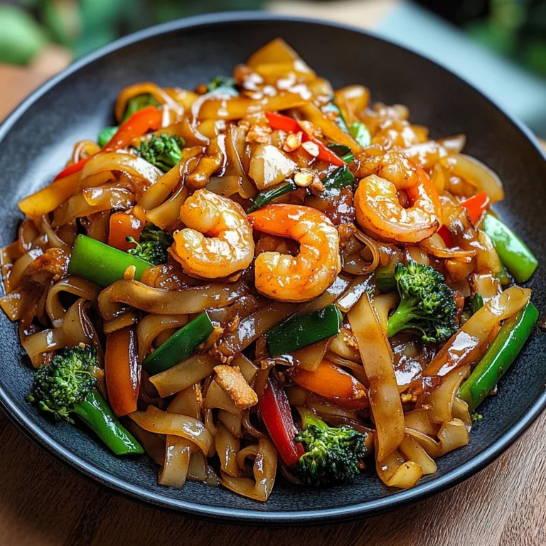 Street Style Thai Drunken Noodles