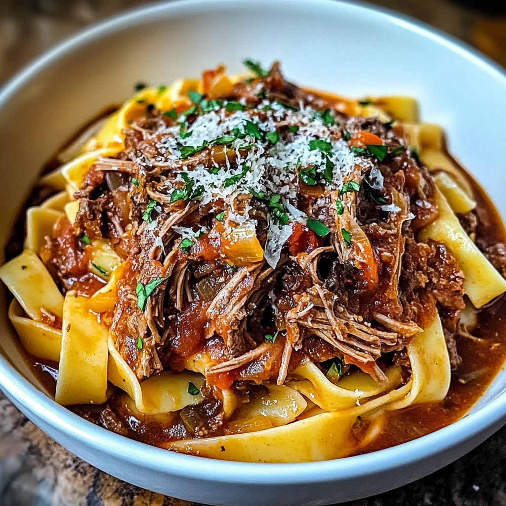Sunday Slow Cooker Beef Ragu Recipe