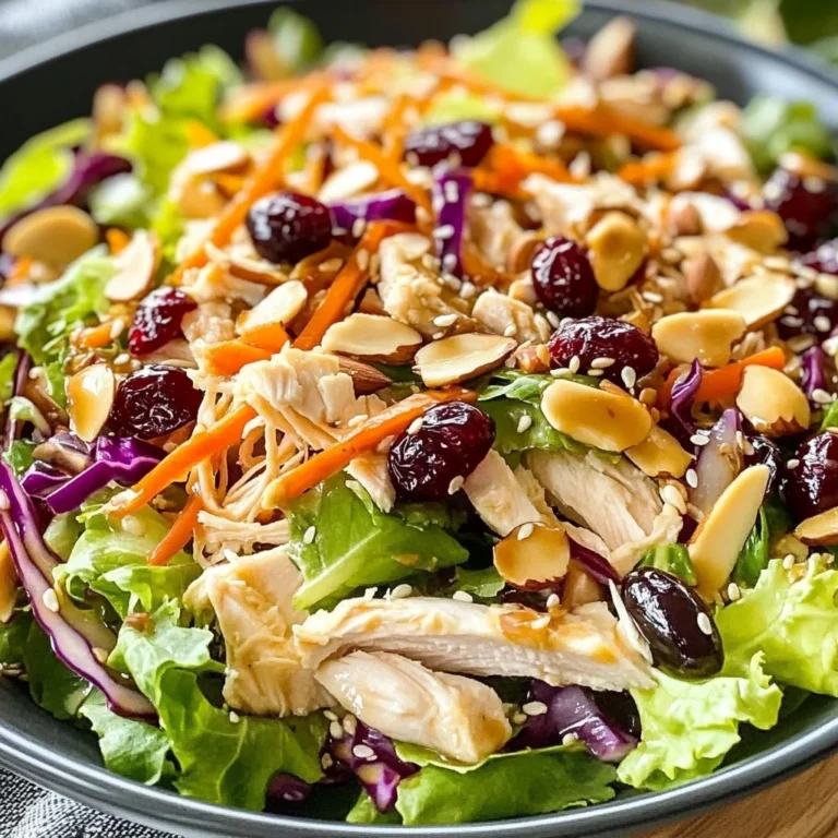 Asian Chicken Cranberry Salad