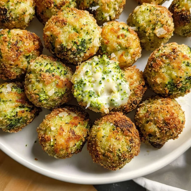Baked Broccoli Cheese Balls