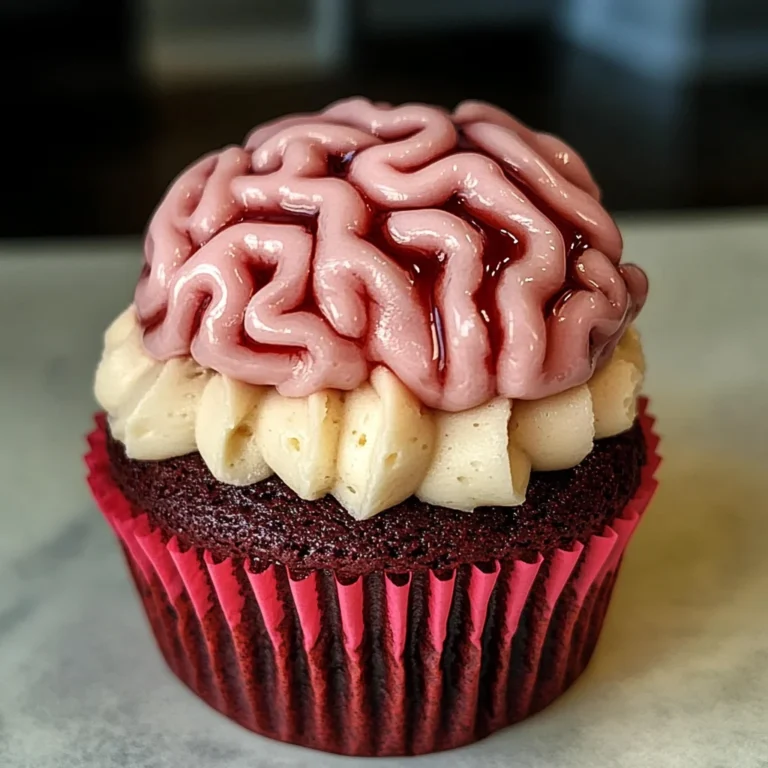 Bleeding Brain Cupcakes