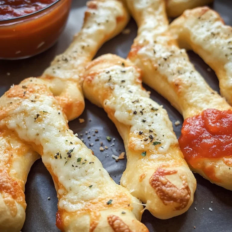 Cheesy Halloween Breadstick Bones