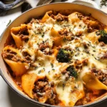 Cheesy Pumpkin and Spicy Sausage Stuffed Shells