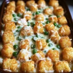 Chicken Alfredo Tater Tot Casserole: A Cozy, Comforting Dinner