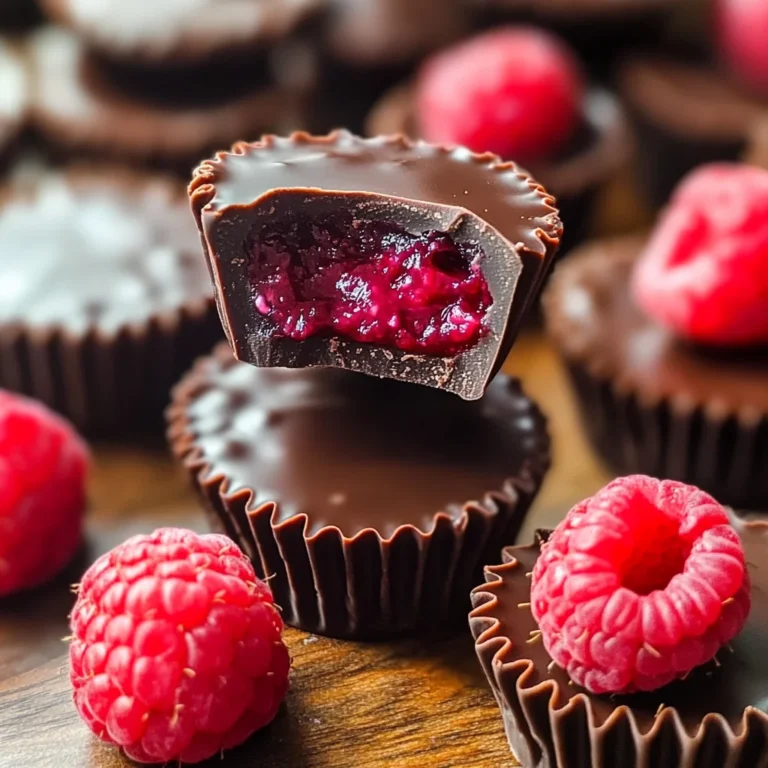 Chocolate Raspberry Cups