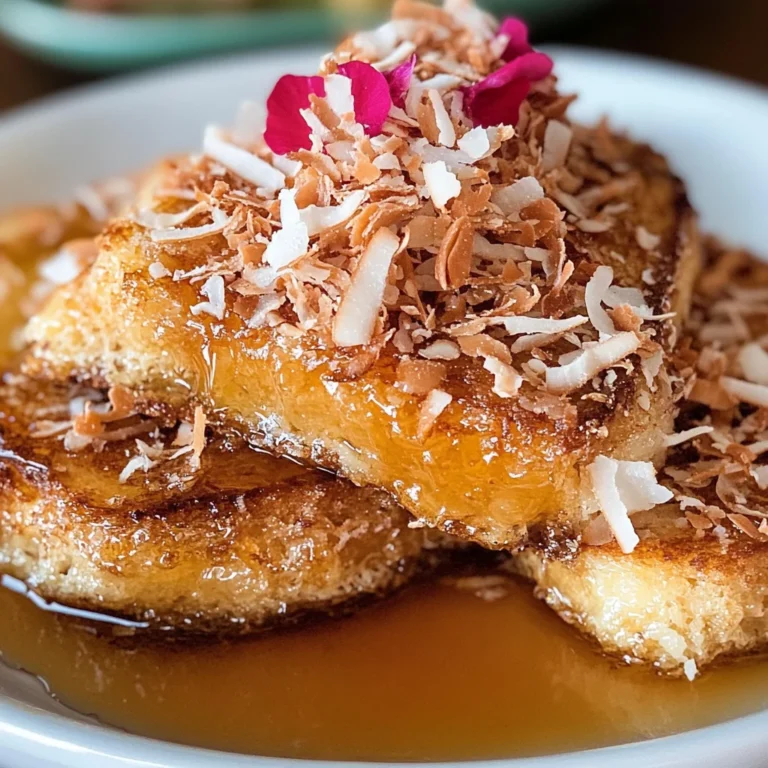 Coconut Crusted French Toast