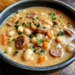 Creamy Bean Soup with Sausage