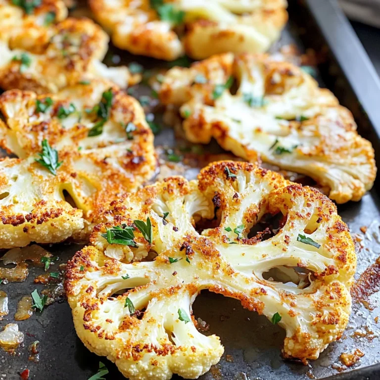 Crispy Baked Cauliflower Steaks: An Amazing Ultimate Recipe