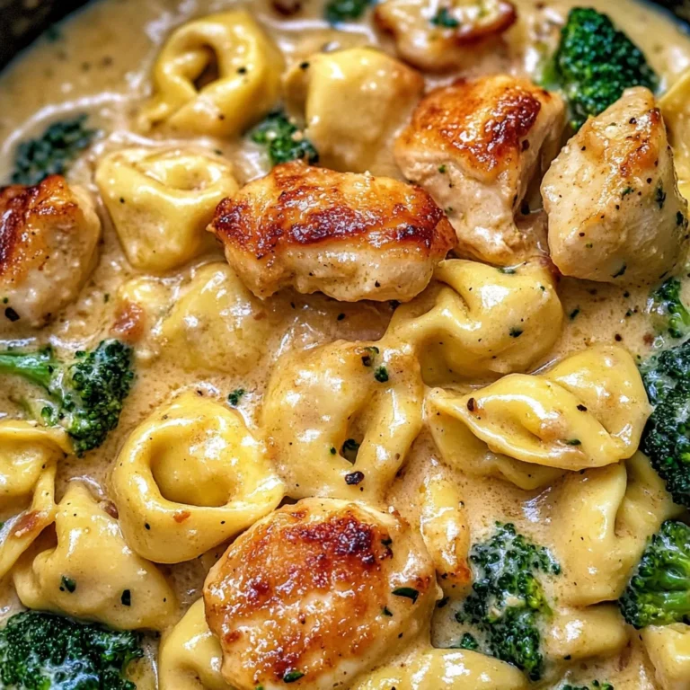 Garlic Parmesan Chicken Tortellini