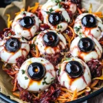 Halloween Antipasto Eyeballs Appetizer