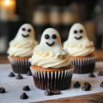 Halloween Cupcakes: Ghost Cupcakes