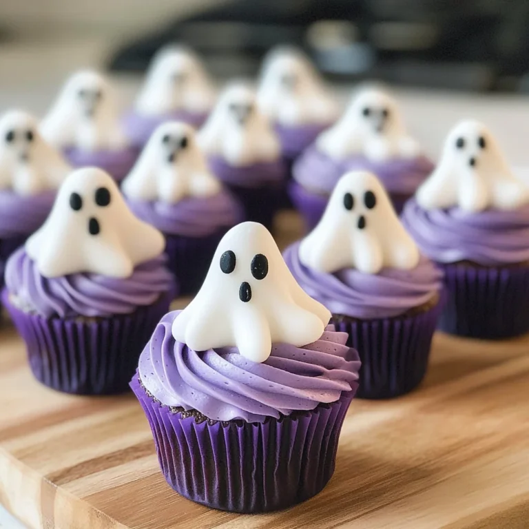 Halloween Ghost Cupcakes