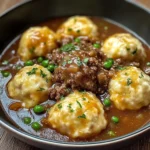 Hearty Ground Beef and Dumplings : Perfect Dinner