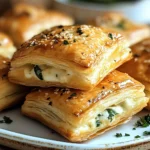 Herb and Cheese Stuffed Puff Pastry Bites