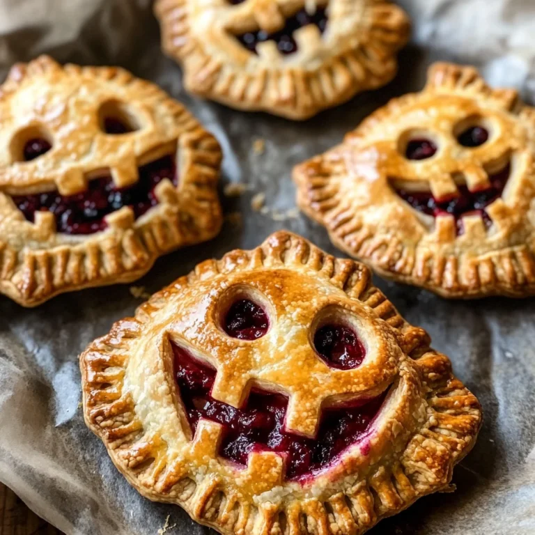Jack-O-Lantern Hand Pies