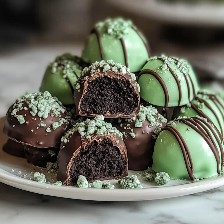 Mint Oreo Truffles