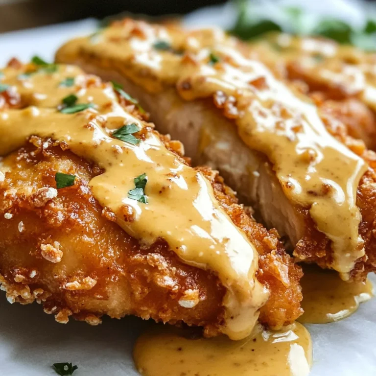 Pretzel Chicken with Mustard-Cheddar Sauce: An Amazing Ultimate Recipe
