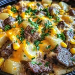 Slow Cooker Steak and Cheddar Potato Casserole: An Incredible Ultimate Recipe