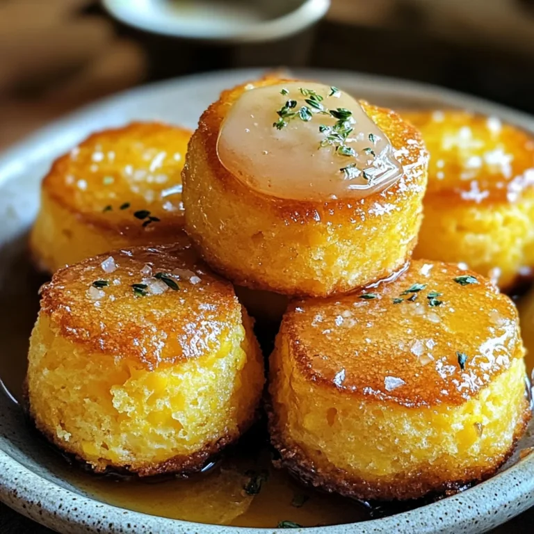 Southern-Style Honey Butter Cornbread Poppers