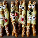 Spooky Halloween Pretzels