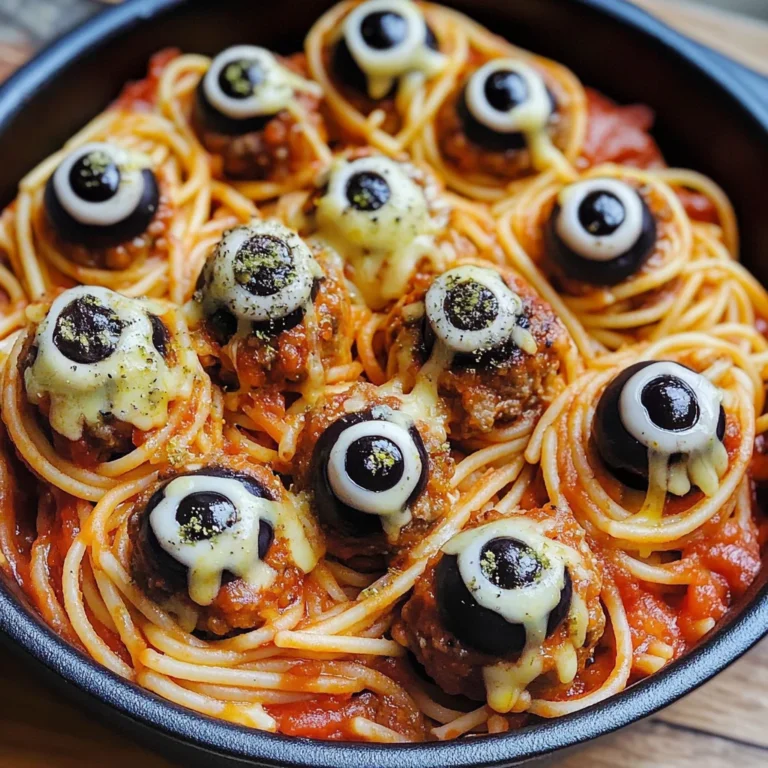 Spooky Spaghetti & Eyeballs