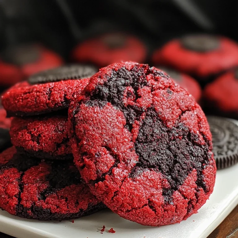 Stranger Things Red Velvet Cookies