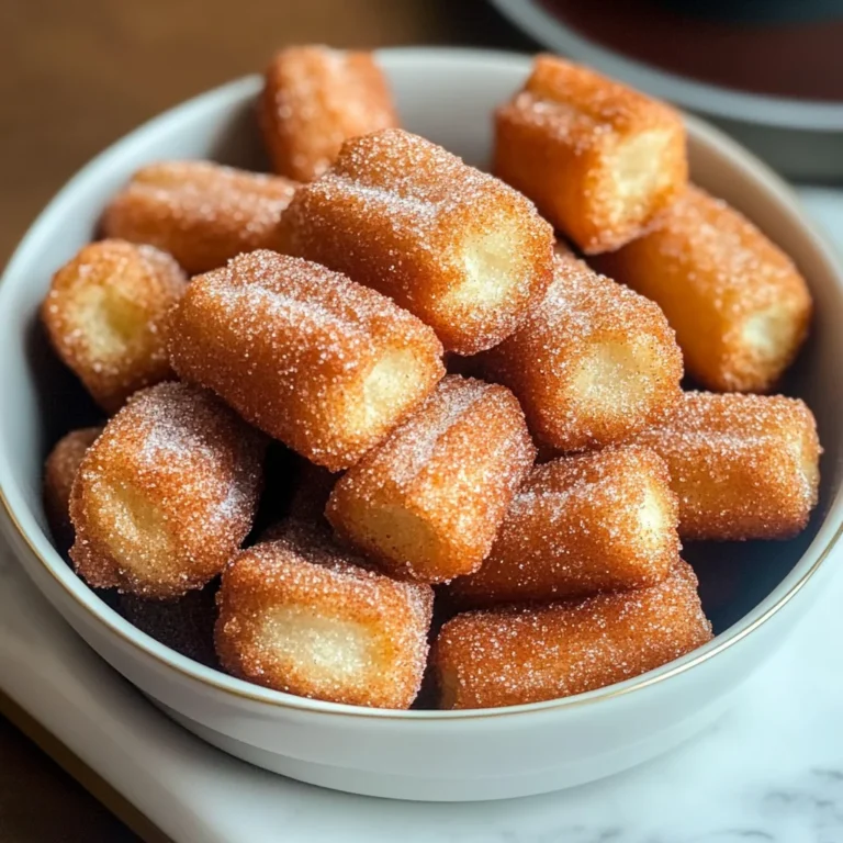Sweet Air Fryer Churro Bites Recipe