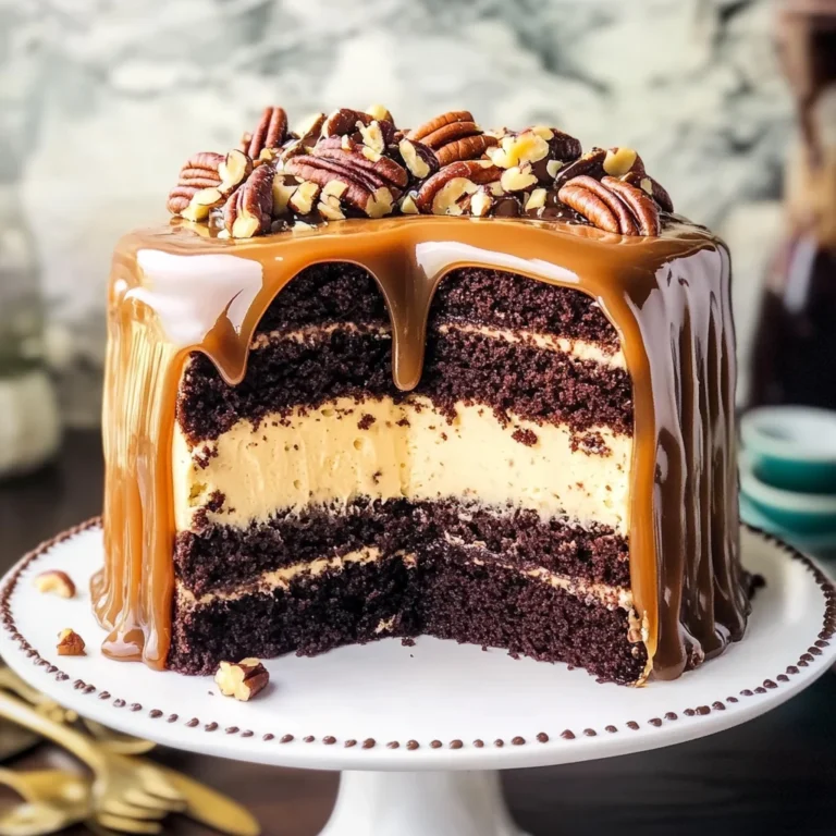 Turtle Chocolate Layer Cake