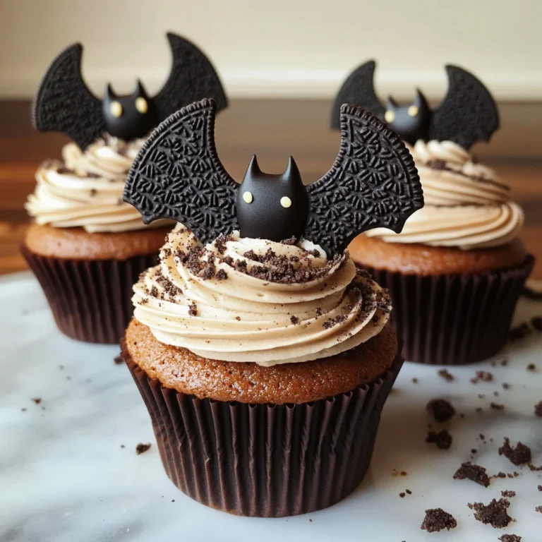 Vegan Oreo Bat Cupcakes