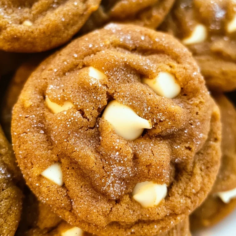 White Chocolate Pumpkin Snickerdoodles
