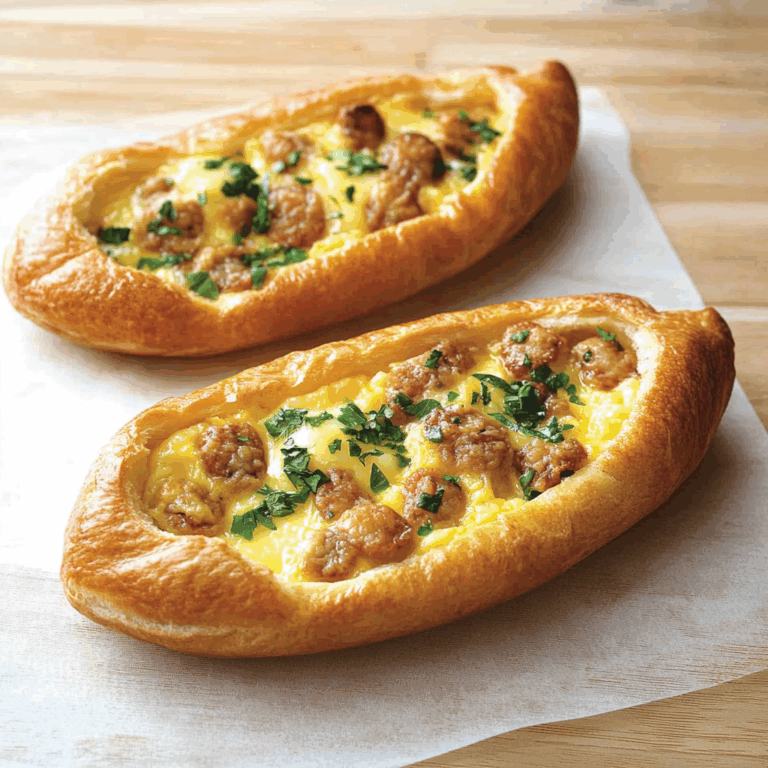 Baked Egg Boats Recipe