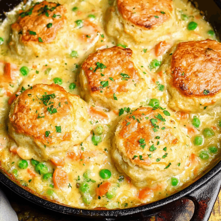 Cheddar Bay Biscuit Seafood Pot Pie