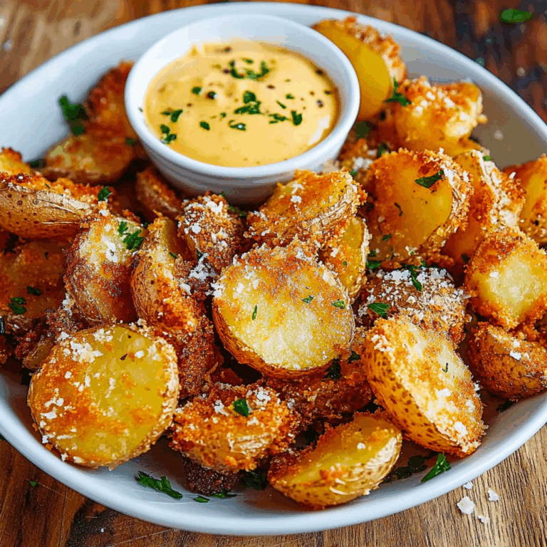Crispy Crunchy Parmesan Potatoes
