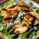 Caramelized Pear and Blue Cheese Salad: A Sweet and Savory Delight