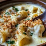 Decadent Creamy Alfredo Lasagna Soup