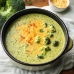 High Protein Broccoli Cheddar Soup