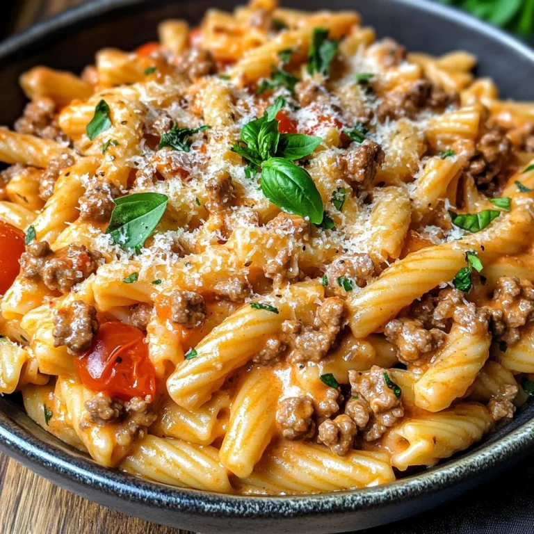 High Protein Creamy Beef Pasta Recipe for Quick Weeknight Dinners