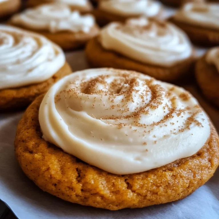 Pumpkin Sugar Cookies with Cream Cheese Frosting
