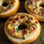 Quiche Stuffed Bagels