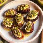 St. Patrick’s Day Treat: Honey Pistachio Ricotta Stuffed Dates