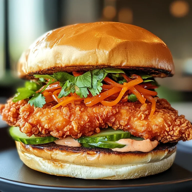 Thai Fried Chicken Sandwich
