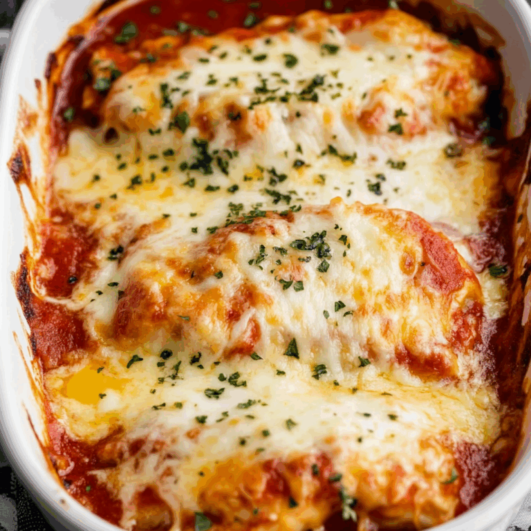 Keto Chicken Parmesan Casserole