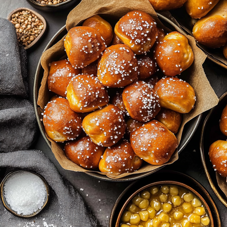 10 Minute Fluffy Air Fryer Pretzel Bites – Quick & Delici…